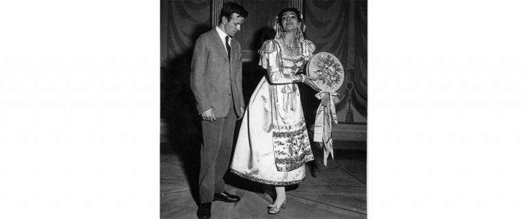 L’ABITO DI MARIA CALLAS PER MANO DEI MAESTRI ARTIGIANI FIORENTINI. Fondazione Franco Zeffirelli