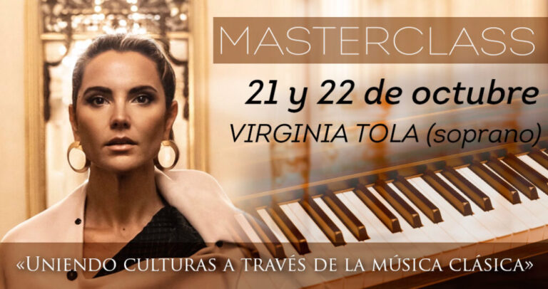 VIRGINIA TOLA SOPRANO*: MASTERCLASSES EN LA EMBAJADA ARGENTINA, CON VARIOS PATROCINADORES